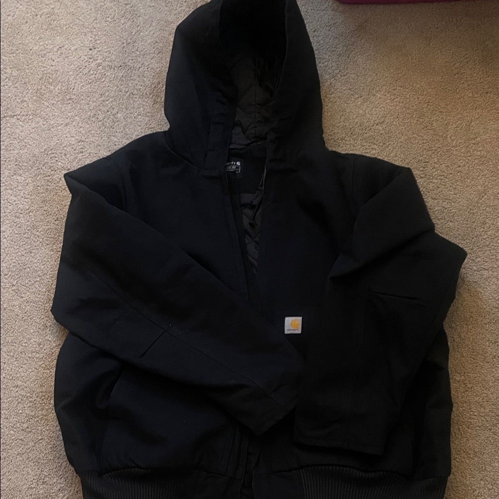 Carhartt Black Hooded Jacket
